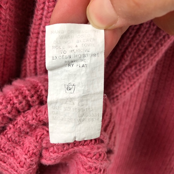 Vintage 90s WOOLRICH pink ribbed crewneck sweater - Picture 10 of 10
